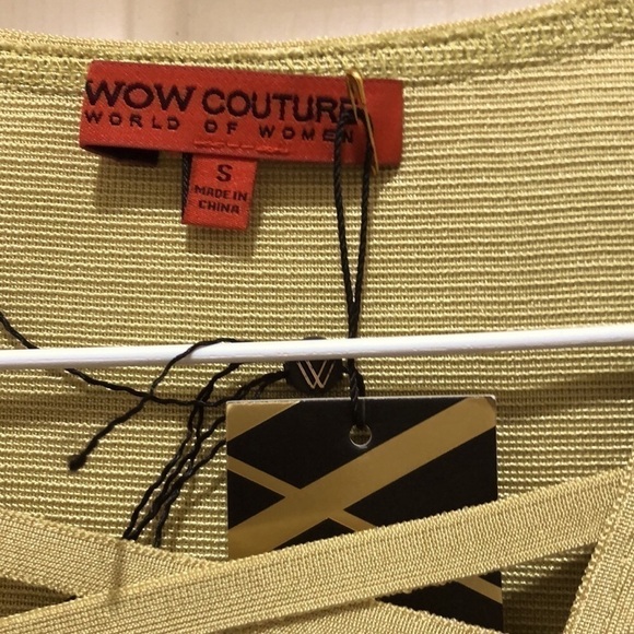 - Green olive , Bandage under the knees dress long sleeves. - Picture 5 of 8